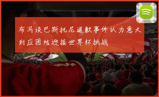 布冯谈巴斯托尼道歉事件认为意大利应团结迎接世界杯挑战